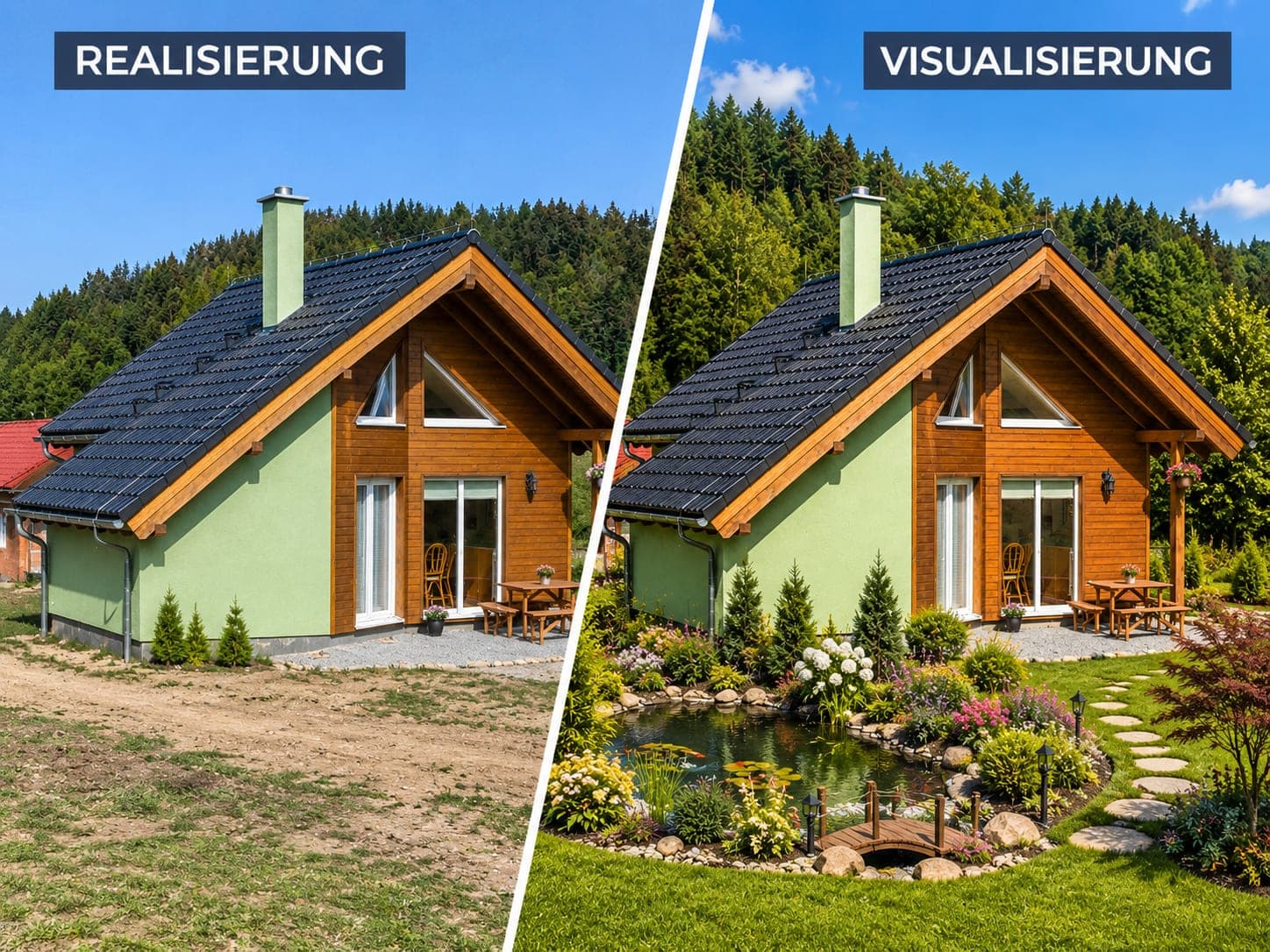 Bungalow Kerstin 10 mit Galerie — Ansicht