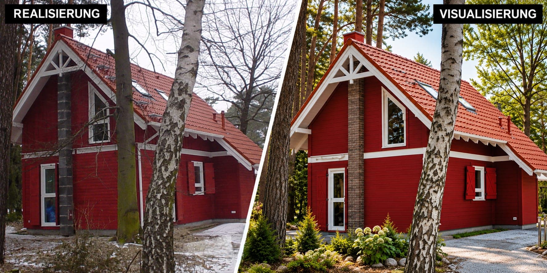 Einfamilienhaus Bella 04 mit Anbau — Ansicht