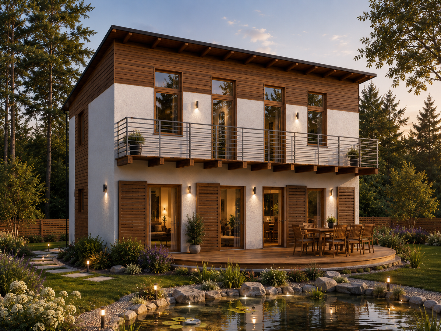 Haus mit Pultdach Trendhaus 02