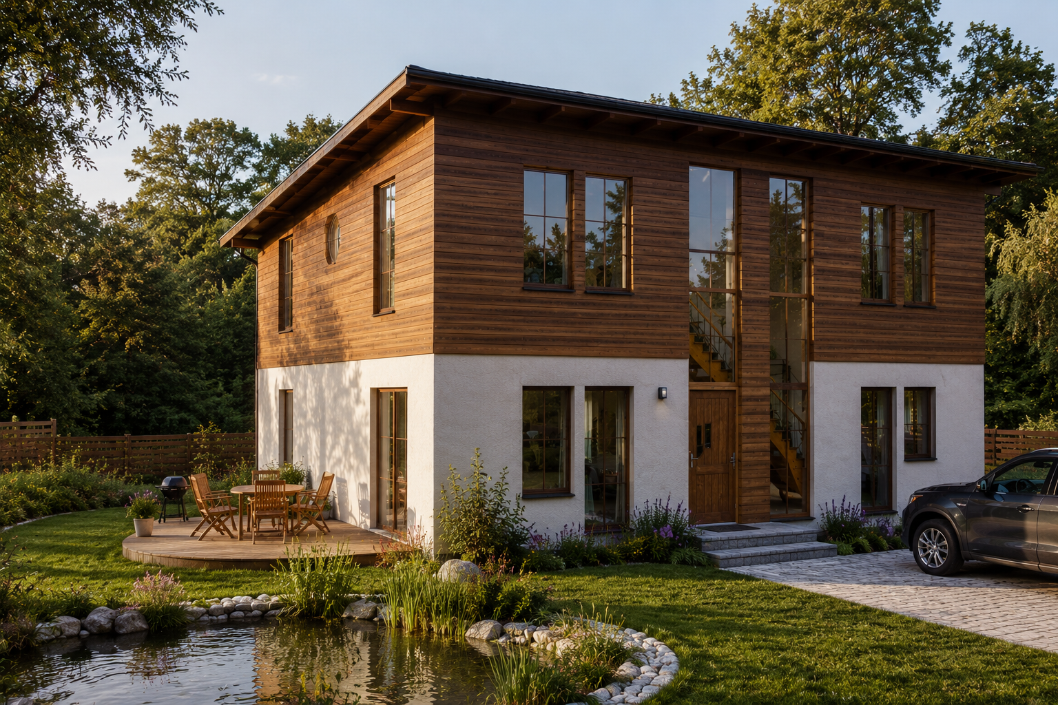 Haus mit Pultdach Trendhaus 03