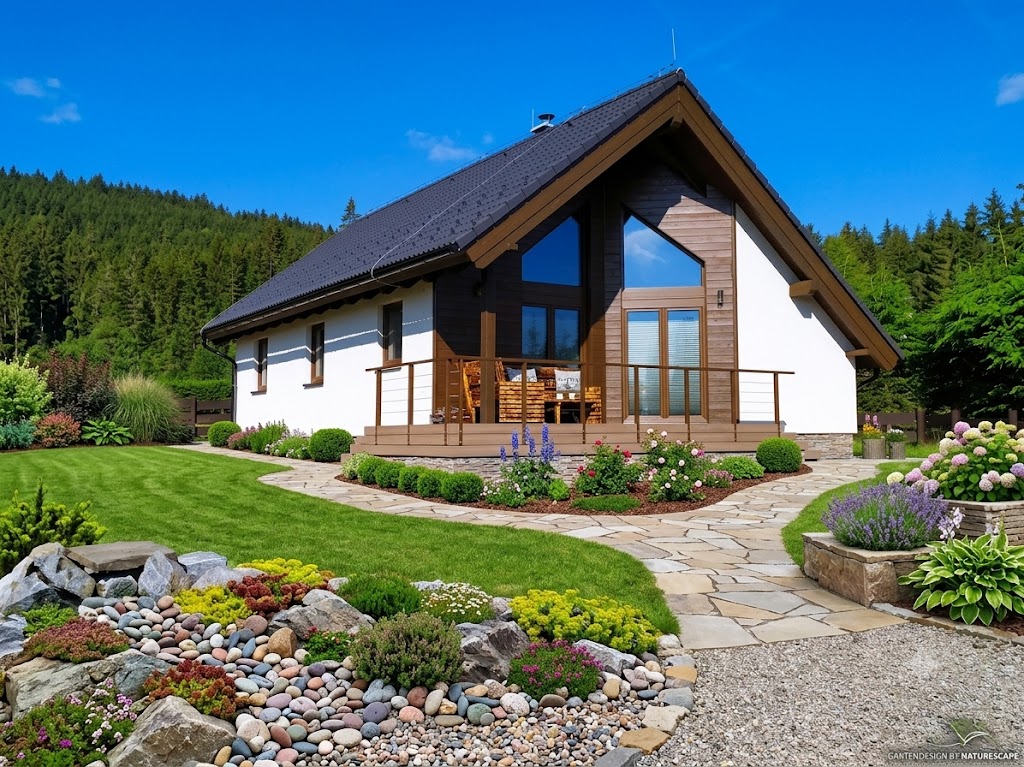 Holz Bungalow in Fertigbauweise